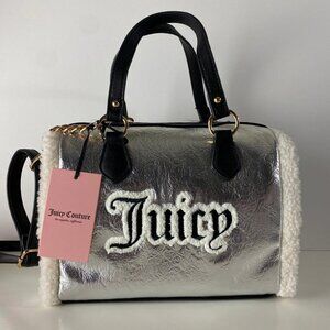 Juicy Couture Metallic Sherpa Purse Bag RARE TIKTOK find